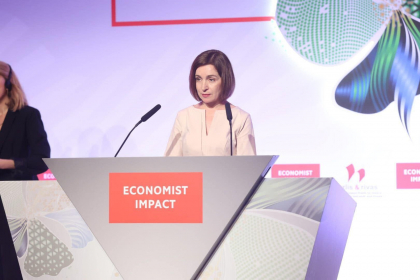 LIVE. Presedintele Maia Sandu, la Masa rotunda organizata de The Economist, la Atena