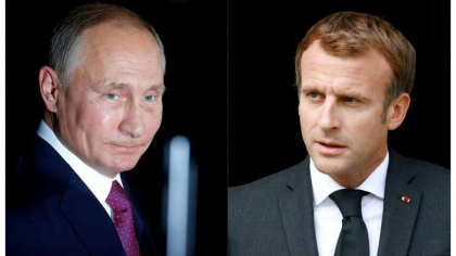 Imaginile care au starnit furie la Kremlin: ce ii spunea Putin lui Macron cu patru zile inainte de a invada Ucraina - VIDEO