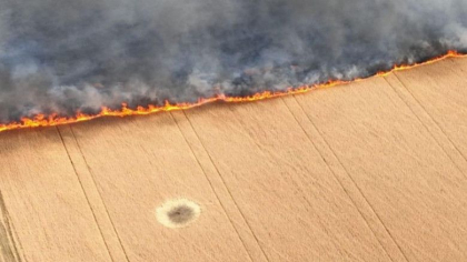 Kievul acuza armata rusa ca incendiaza campurile de cereale din regiunea Zaporojie Kievul acuza armata rusa ca incendiaza campurile de cereale din regiunea Zaporojie