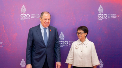 Indonezia a cerut, in fata lui Serghei Lavrov, incetarea razboiului din Ucraina Indonezia a cerut, in fata lui Serghei Lavrov, incetarea razboiului din Ucraina