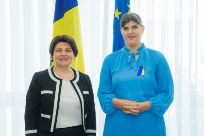 Laura Codruta Kovesi, dupa intalnirea cu Natalia Gavrilita: „Vedem ca va doriti o schimbare, cea mai complicata parte este schimbarea de mentalitati” - FOTO