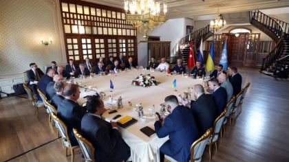 Turcia anunta ca Ucraina, Rusia si ONU au ajuns la o intelegere privind reluarea exporturilor de grane pe Marea Neagra Turcia anunta ca Ucraina, Rusia si ONU au ajuns la o intelegere privind reluarea exporturilor de grane pe Marea Neagra