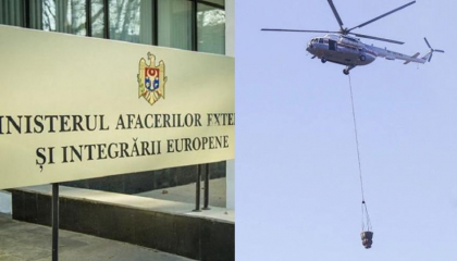 MAEIE, dupa prabusirea unui elicopter in timp ce incerca sa stinga un incendiu, in Grecia: „Doi cetateni moldoveni au supravietuit accidentului si primesc asistenta medicala necesara”