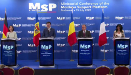Declaratiile oficialilor, dupa a doua editie a conferintei ministeriale „Platforma de sprijin a Republicii Moldova”, la Bucuresti - VIDEO