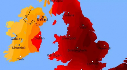 In Marea Britanie s-au inregistrat pentru prima oara temperaturi de peste 40 de grade