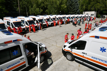 Parcul de ambulante al CNAMUP - reinnoit cu 30 de autosanitare. Cum vor fi repartizate acestea - FOTO