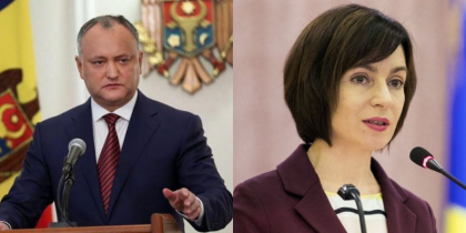 Igor Dodon ar putea castiga daca alegerile prezidentiale ar avea loc duminica viitoare. Pe ce loc se afla Maia Sandu - sondaj