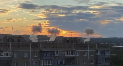 Rusii au atacat orasul Slaviansk cu bombe cu dispersie - VIDEO