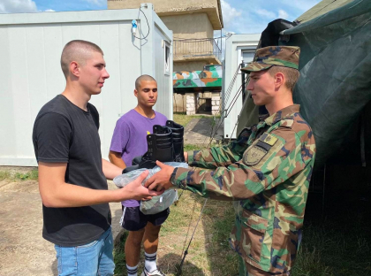 Peste 800 de tineri vor fi incorporati in Armata Nationala: Primii pasi au fost plini de emotii - FOTO