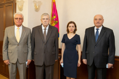 S-au intors la Presedintie. Maia Sandu s-a intalnit cu trei fosti presedinti ai Republicii Moldova: „Am discutat despre provocarile cu care ne confruntam” - VIDEO