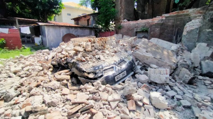 Cutremur cu magnitudinea 7,1 in Filipine. Un spital s-a prabusit partial, numeroase locuinte si drumuri au fost avariate - FOTO 