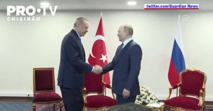 Vladimir Putin se intalneste pe 5 august la Soci cu omologul sau turc pentru ca este interesat de dronele turcesti