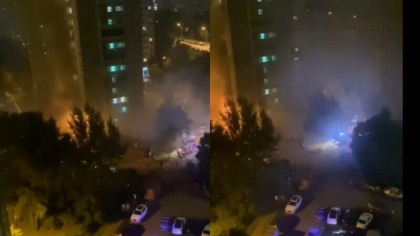 Incendiu in Moscova! Opt persoane au murit si sute au fost evacuate. Grilajele i-au impiedicat pe oameni sa se salveze - VIDEO