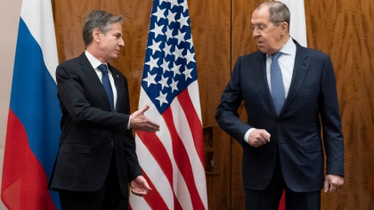Blinken l-a avertizat pe Lavrov ca lumea nu va recunoaste niciodata anexarea de teritorii ucrainene
Blinken l-a avertizat pe Lavrov ca lumea nu va recunoaste niciodata anexarea de teritorii ucrainene
