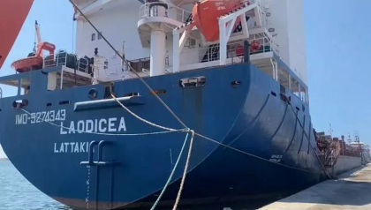 Libanul sechestreaza o nava sub pavilion sirian ce transporta cereale ucrainene „furate”
