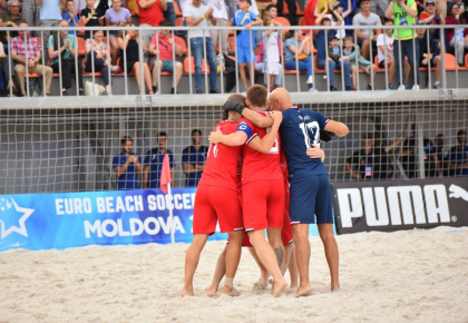Moldova a castigat Campionatul European de fotbal pe plaja, Divizia B!!! Moldova a castigat Campionatul European de fotbal pe plaja, Divizia B!!!