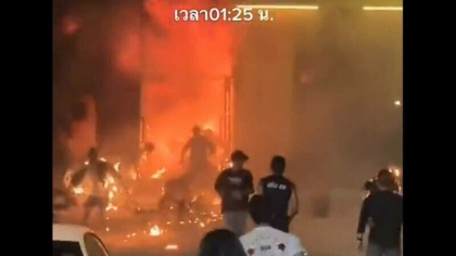 Incendiu la un club de noapte din Thailanda: Cel putin 13 morti si 40 de raniti- VIDEO