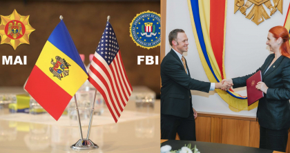 FBI si MAI au semnat la Chisinau un memorandum de cooperare, schimb de date si informatii cu privire la grupurile criminale si teroriste - FOTO
