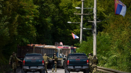Politia din Kosovo sustine ca o patrula a fost atacata in nord, la granita cu Serbia