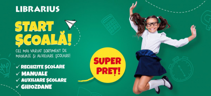 Start Scoala! Faceti plinul la ghiozdan impreuna cu Librarius Start Scoala! Faceti plinul la ghiozdan impreuna cu Librarius
