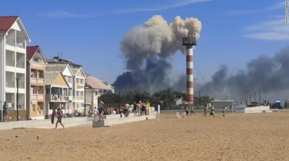 Ucraina - in spatele a trei explozii in Crimeea, potrivit raportului guvernului ucrainean