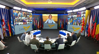 Maia Sandu, la Summitul „Platformei Crimeea”: "Moldova reitereaza sprijinul pentru independenta, suveranitatea si integritatea teritoriala a Ucrainei cu frontierele sale recunoscute international" - VIDEO Maia Sandu, la Summitul „Platformei Crimeea”: "Moldova reitereaza sprijinul pentru independenta, suveranitatea si integritatea teritoriala a Ucrainei cu frontierele sale recunoscute international" - VIDEO