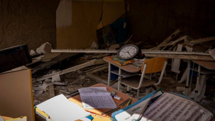 Dorinta unui copil de clasa a doua din Ucraina, inainte de prima zi de scoala: "Sa castigam razboiul si sa moara Putin"