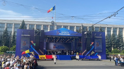Ceremonia de inaugurare a Sarbatorii Nationale „Ziua Independentei Republicii Moldova”. Sefa statului: „Am intrebat copii, pentru ei Moldova e ca painea calda scoasa din cuptor” - VIDEO
