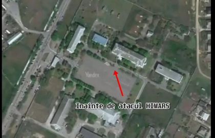  Cum arata un comandament rusesc dupa ce ucrainenii l-au atacat cu HIMARS - VIDEO