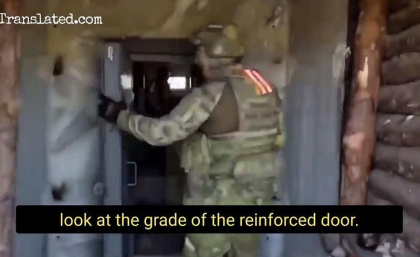 Rusii care au cucerit un avanpost admira calitatea fortificatiilor ridicate de ucraineni - VIDEO Rusii care au cucerit un avanpost admira calitatea fortificatiilor ridicate de ucraineni - VIDEO