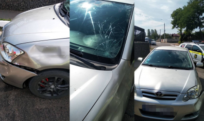 Un copil a ajuns la spital, dupa ce a fost lovit de un automobil, la Soroca. Politia: „Trecea neregulamentar strada”. Imagini de la locul accidentului - FOTO Un copil a ajuns la spital, dupa ce a fost lovit de un automobil, la Soroca. Politia: „Trecea neregulamentar strada”. Imagini de la locul accidentului - FOTO