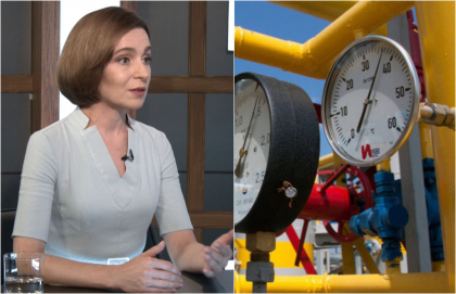 Maia Sandu, despre un eventual risc de a ramane fara gaz la iarna: "Guvernul face totul ca sa existe gaze naturale sau alte surse de incalzire" 