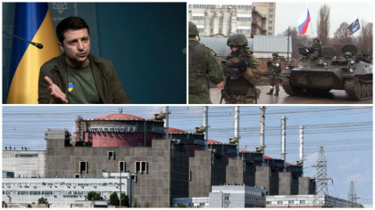 Volodimir Zelenski sustine ca trupele ruse au refuzat accesul jurnalistilor straini la centrala nucleara Zaporojie Volodimir Zelenski sustine ca trupele ruse au refuzat accesul jurnalistilor straini la centrala nucleara Zaporojie