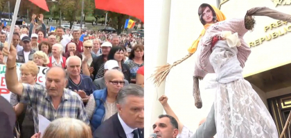 Partidul SOR si-a adus din nou sustinatorii pentru a protesta in fata Presedintiei: „Aceasta guvernare, in frunte cu Maia Sandu, trebuie sa plece” - VIDEO Partidul SOR si-a adus din nou sustinatorii pentru a protesta in fata Presedintiei: „Aceasta guvernare, in frunte cu Maia Sandu, trebuie sa plece” - VIDEO