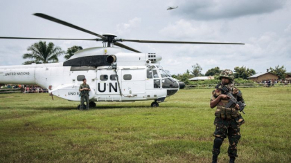 Un elicopter al ONU s-a prabusit in estul statului Congo. Trei membri ai echipajului au fost raniti Un elicopter al ONU s-a prabusit in estul statului Congo. Trei membri ai echipajului au fost raniti
