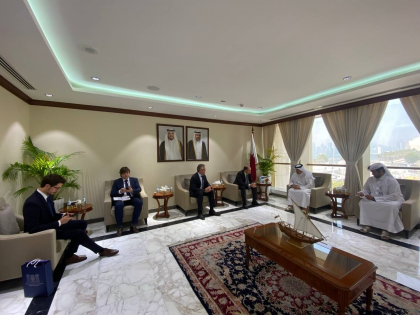 Ion Ceban, la discutii cu ministrul municipiilor din Qatar: „Pot fi lansate noi idei care pot fi implementate cu succes" - FOTO Ion Ceban, la discutii cu ministrul municipiilor din Qatar: „Pot fi lansate noi idei care pot fi implementate cu succes" - FOTO