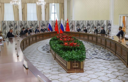 Putin, la prima intalnire cu Xi dupa declansarea razboiului: „Apreciem foarte mult pozitia echilibrata a prietenilor nostri chinezi in ceea ce priveste criza din Ucraina” Putin, la prima intalnire cu Xi dupa declansarea razboiului: „Apreciem foarte mult pozitia echilibrata a prietenilor nostri chinezi in ceea ce priveste criza din Ucraina”