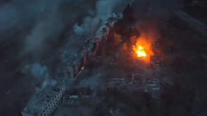Imagini apocaliptice din Bakhmut. Orasul este distrus de bombardamente. Rusii ar folosi drone iraniene - VIDEO Imagini apocaliptice din Bakhmut. Orasul este distrus de bombardamente. Rusii ar folosi drone iraniene - VIDEO