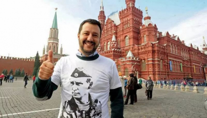 Ambasada Rusiei in Italia publica fotografii de-ale lui Putin in compania politicienilor italieni: "Trebuie sa ne amintim"