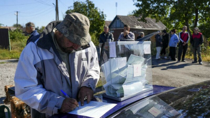 „Referendumurile” de anexare din Ucraina vor avea „consecinte” asupra securitatii zonelor anexate, anunta Kremlinul „Referendumurile” de anexare din Ucraina vor avea „consecinte” asupra securitatii zonelor anexate, anunta Kremlinul
