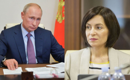 Sandu, dupa ce ​Putin a semnat decretele de recunoastere a independentei regiunilor Herson si Zaporojie: „Moldova nu recunoaste nicio actiune ulterioara acestor referendumuri false”