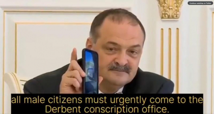 Ofiterii rusi i-au chemat la mobilizare pe toti barbatii unui oras din Daghestan. Reactia furioasa a guvernatorului - VIDEO Ofiterii rusi i-au chemat la mobilizare pe toti barbatii unui oras din Daghestan. Reactia furioasa a guvernatorului - VIDEO