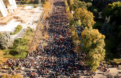 Reactia IGP la protestul din centrul capitalei: „Orice incalcare va genera consecinte in conformitate cu legea” Reactia IGP la protestul din centrul capitalei: „Orice incalcare va genera consecinte in conformitate cu legea”