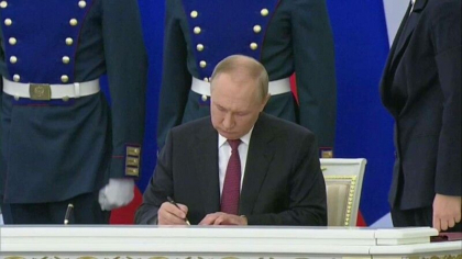 Duma de Stat va ratifica luni tratatele pentru anexarea ilegala a regiunilor ucrainene Donetk, Lugansk, Herson si Zaporojie Duma de Stat va ratifica luni tratatele pentru anexarea ilegala a regiunilor ucrainene Donetk, Lugansk, Herson si Zaporojie
