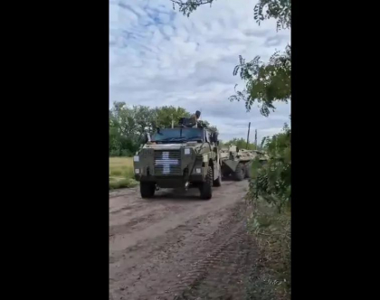 Un vehicul blindat „Bushmaster” din Australia si-a gasit un rol nou in razboiul din Ucraina - VIDEO 