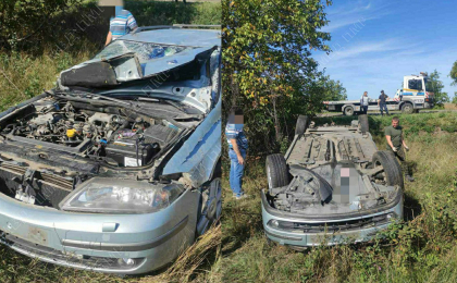 O femeie a ajuns la spital, dupa ce masina in care se afla a derapat de pe sosea si s-a rasturnat, la Tiraspol. Imagini de la locul accidentului - FOTO
O femeie a ajuns la spital, dupa ce masina in care se afla a derapat de pe sosea si s-a rasturnat, la Tiraspol. Imagini de la locul accidentului - FOTO