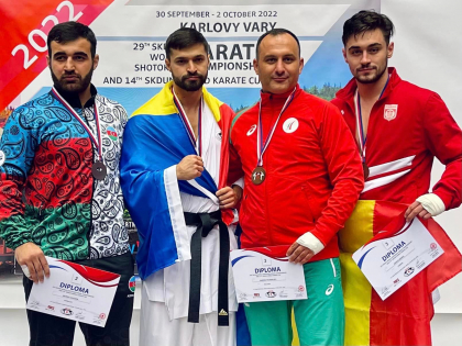 Republica Moldova a obtinut 12 medalii la Campionatul Mondial de Karate Shotokan. Cum vor fi premiati sportivii - FOTO