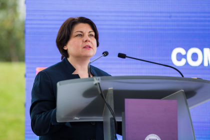 Natalia Gavrilita: "Prin proiectele lansate in agricultura, contribuim la majorarea profitabilitatii fiecarui hectar de teren agricol, crestem calitatea produselor cultivate si vanzarile pe piata locala si internationala" Natalia Gavrilita: "Prin proiectele lansate in agricultura, contribuim la majorarea profitabilitatii fiecarui hectar de teren agricol, crestem calitatea produselor cultivate si vanzarile pe piata locala si internationala"