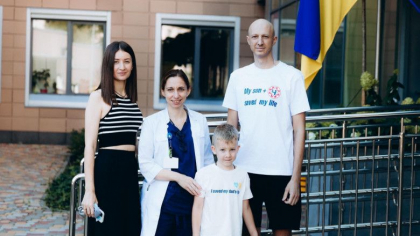 O doctorita a fost ucisa in Kiev de rachetele rusesti. Fiul de 5 ani a ramas orfan, dupa ce tatal a murit in urma cu sase luni O doctorita a fost ucisa in Kiev de rachetele rusesti. Fiul de 5 ani a ramas orfan, dupa ce tatal a murit in urma cu sase luni