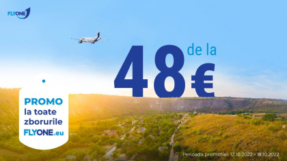 PROMOTIE - super pret la toate destinatiile FLYONE! PROMOTIE - super pret la toate destinatiile FLYONE!